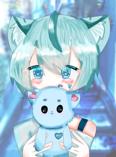 青凪普様の線画お借りしました！