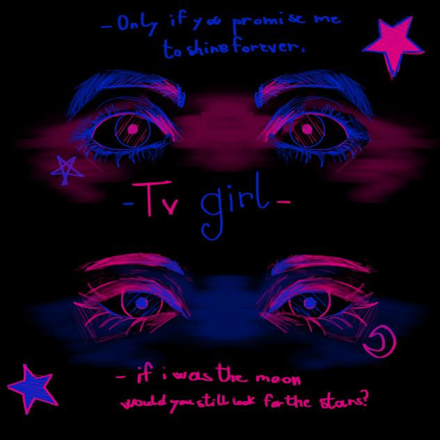 tv girl eye trend with my hg