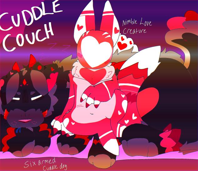 ❤️🐶A floofy Cuddle!!✨🦊