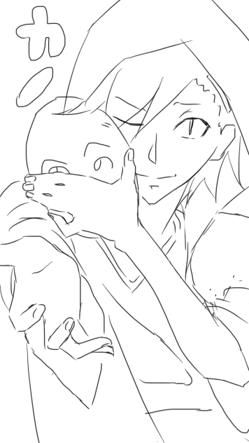 カノ 線画