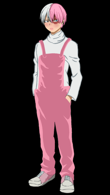 pink Shoto Todoroki Edit