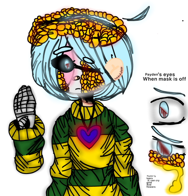 Sallyface - undertale oc (slightly oc)