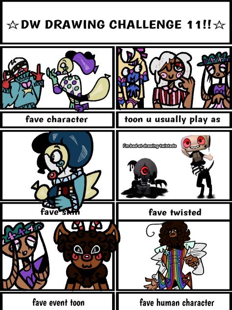dw drawing challenge