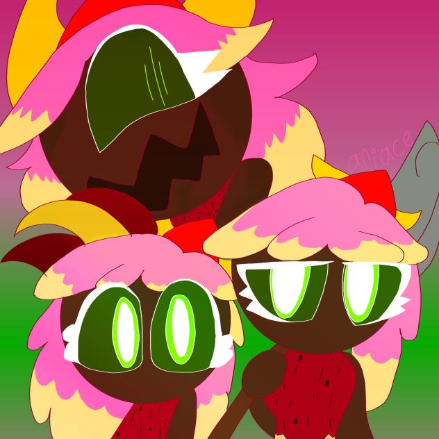 My crk oc and her forms & personalities