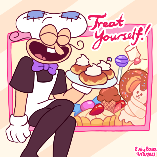 Pizzelle fanart 🍬🍭