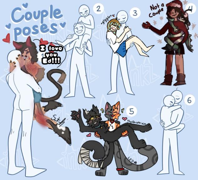 Collab couple poses!! ❤️✨ [With LED]