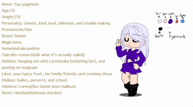 My Yuu info