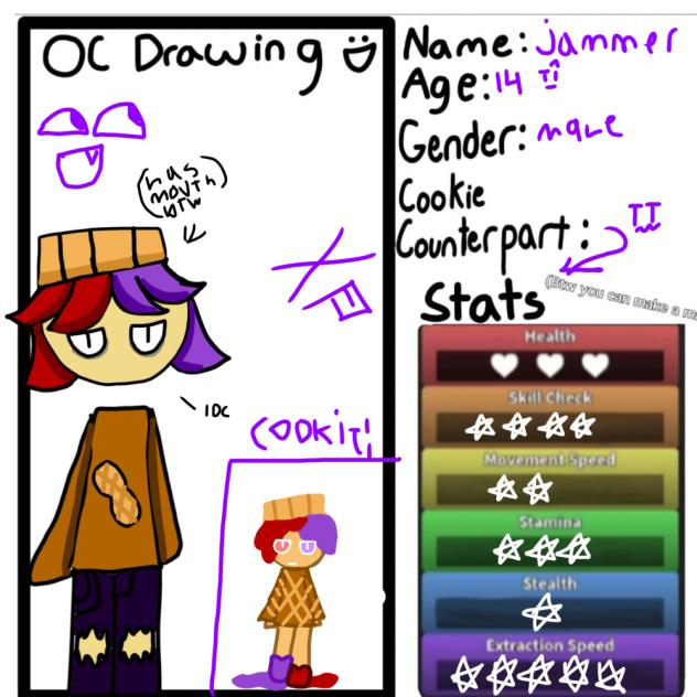 Form for cookie run x dw comic!