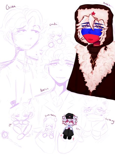 Country humans WIP