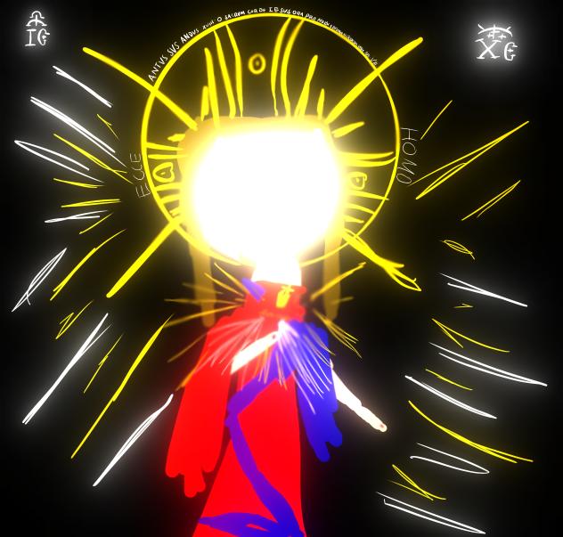 Sacred Heart of Jesus Christ. - ibisPaint