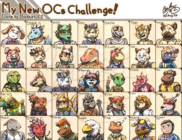 My 35 new ocs challenge!