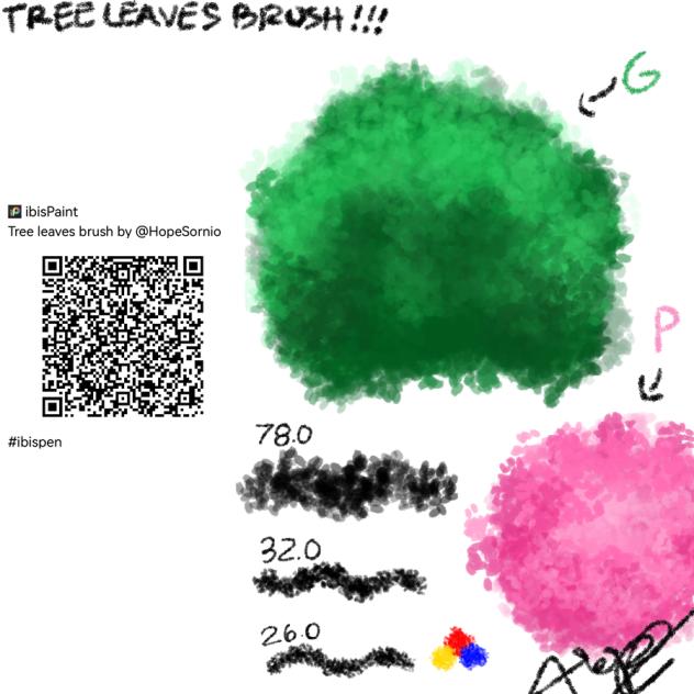 TREE LEAVES BRUSH!