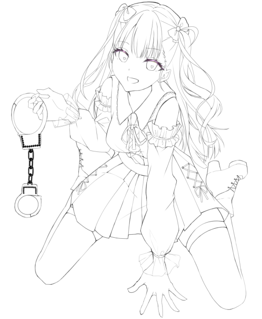 波の絵 線画 2019年作 線画➰！ - ibisPaint