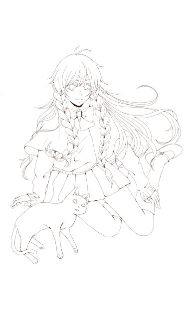ロクベル【線画】ver. - ibisPaint