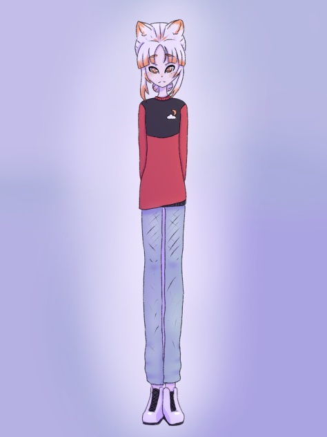 Werefox person