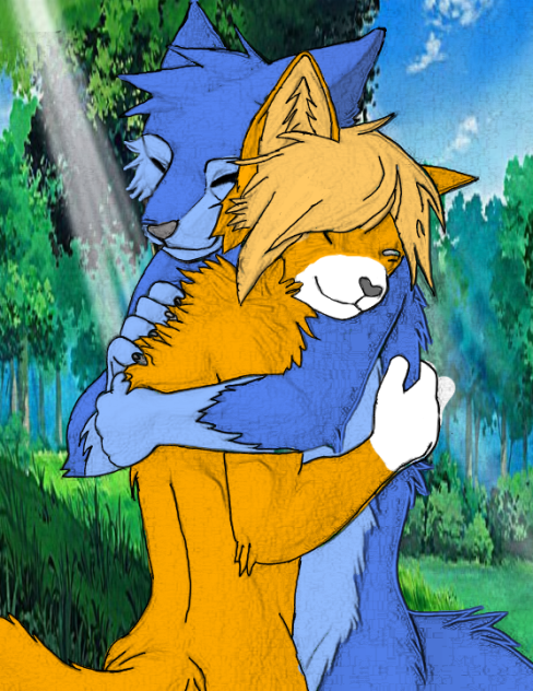 Furry  OZZYTHECAT and TideTheWolf
