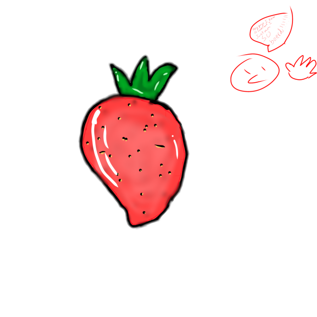 Tried to remake my old strawberry drawin