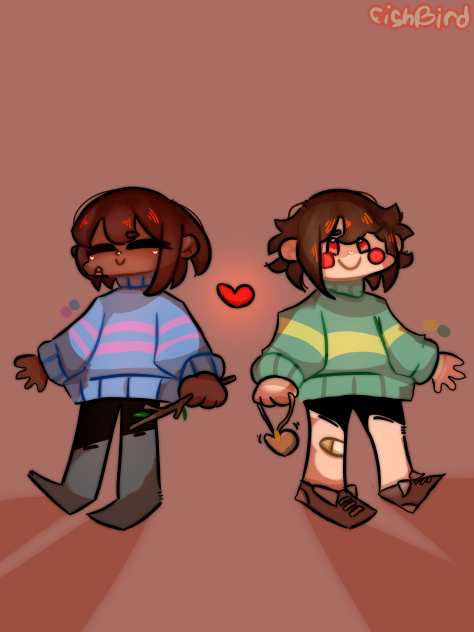 Frisk and Chara
