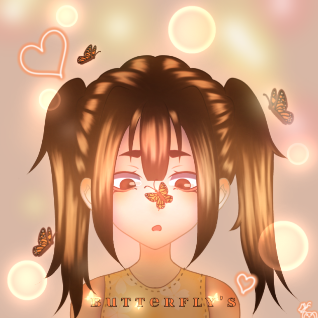 sparkly 🧡 🦋 - ibisPaint