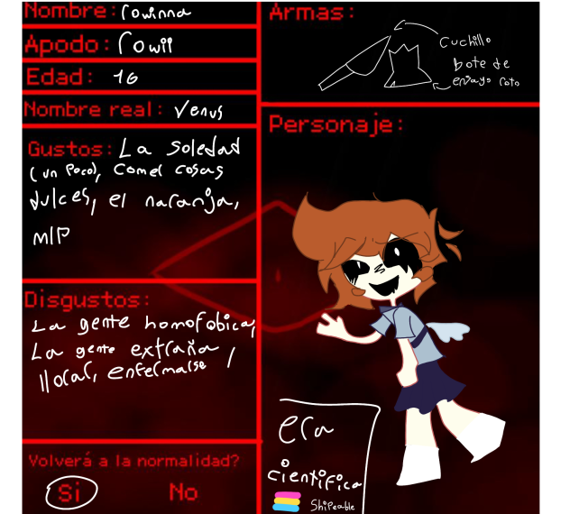 Ficha para sofi arts  (otra vez 😋‼️)