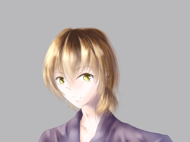 杏 初描き