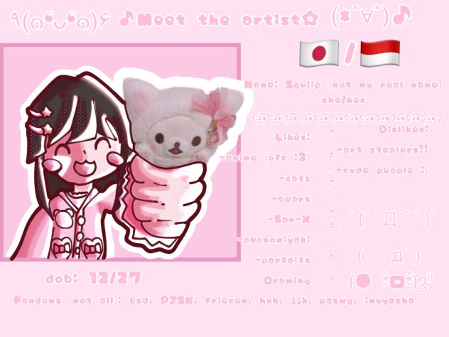 Meet the artist ☆