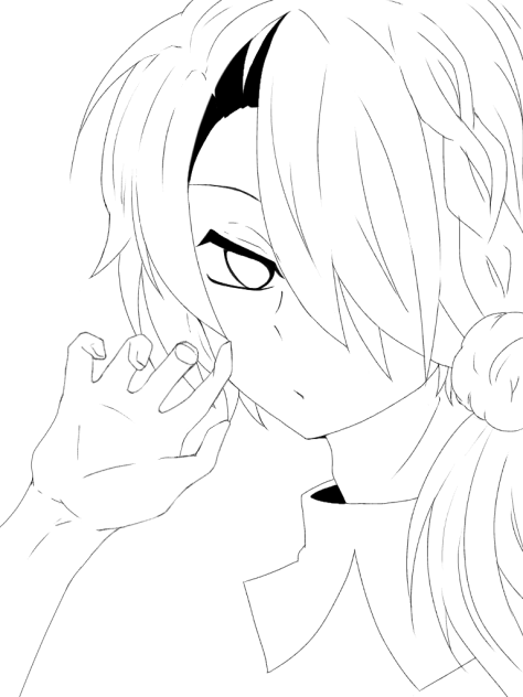 獅子王くん( 'ω'o[ 線画 ]o