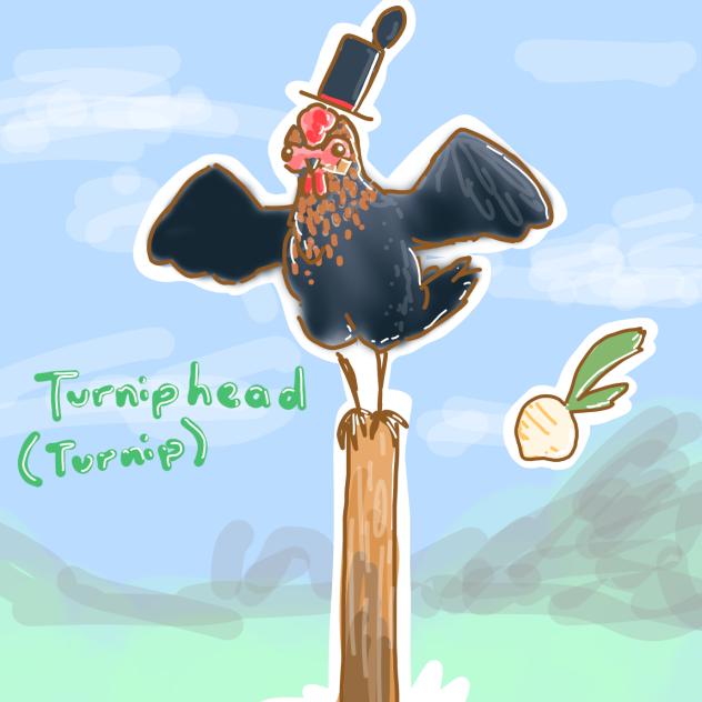 Drawing my chickens Turniphead