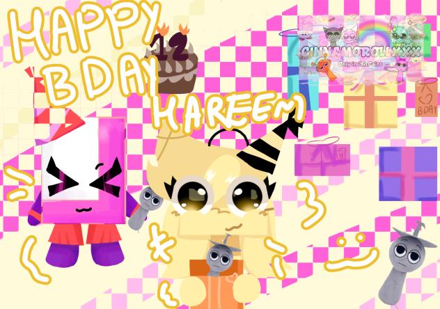 Happy bday hareem!
