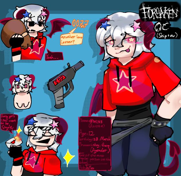 meet..Ant1t3!--Forsaken oc au--