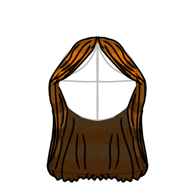 working on shading and hair - ibisPaint