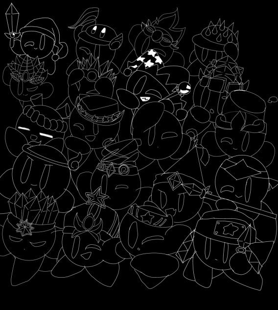 Wii のコピー能力いっぱい描いた