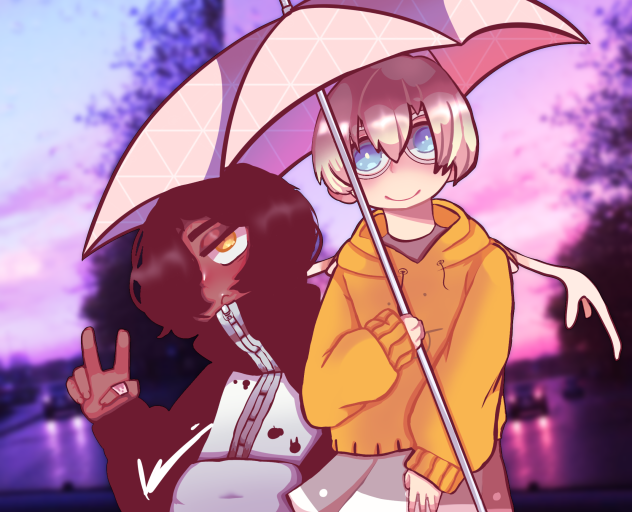 A rainy day requires an umbrella