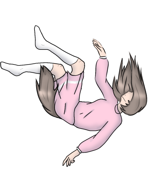 my oc falling lol