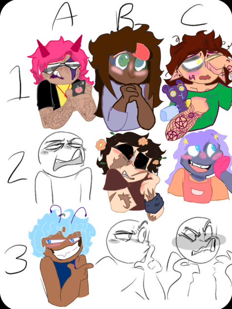 9 different ocs