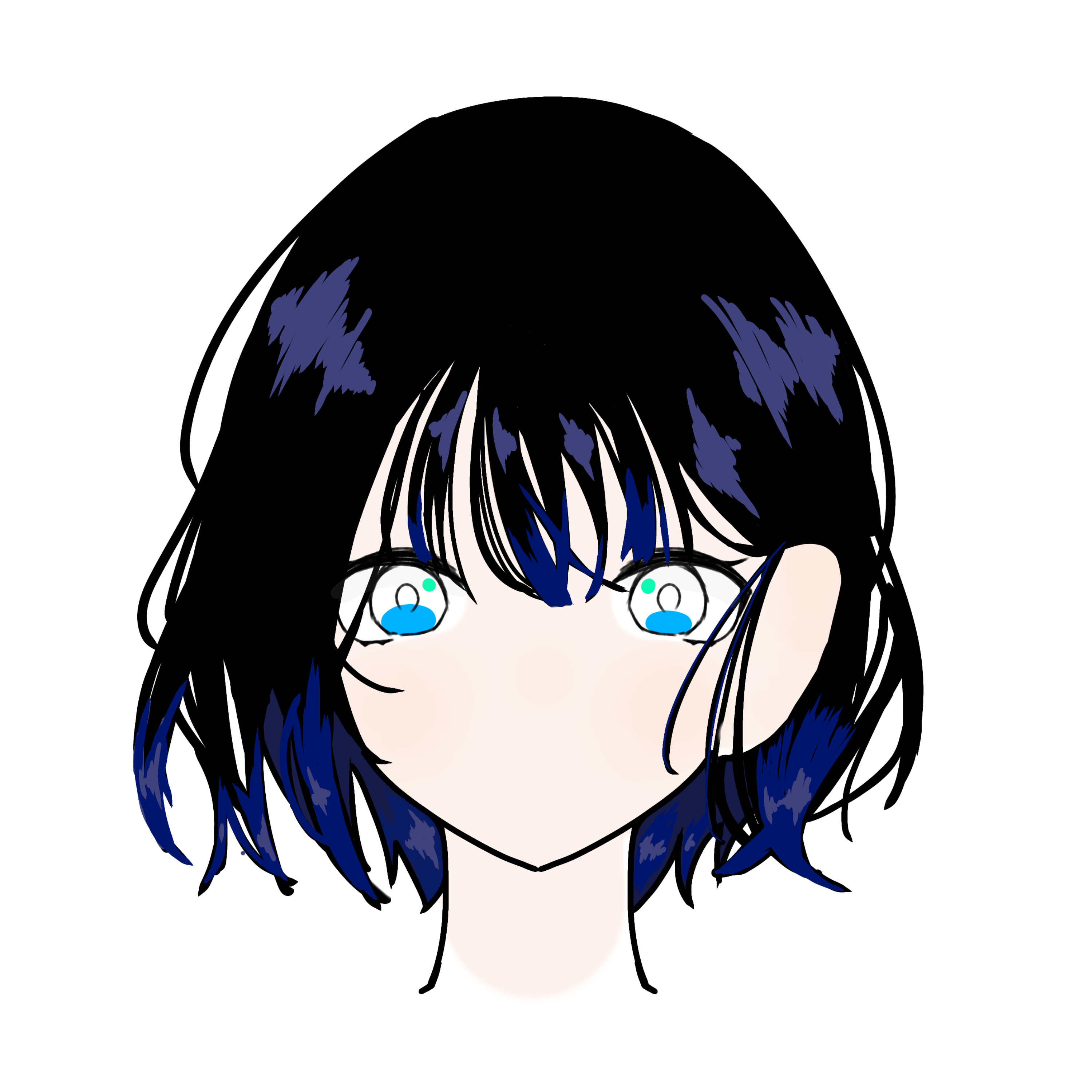 黒髪ボブ！ - ibisPaint