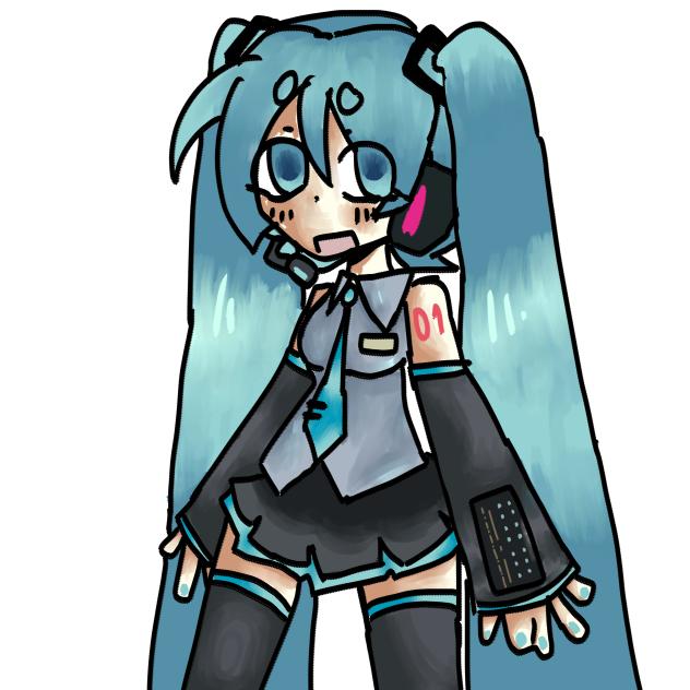 miku render