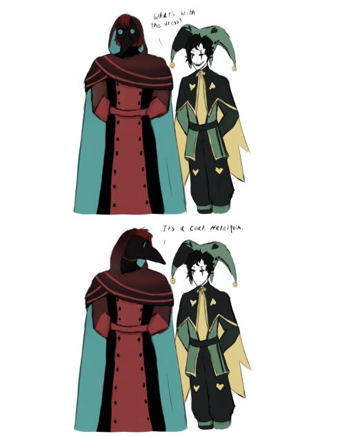 Harlequin and Doctor