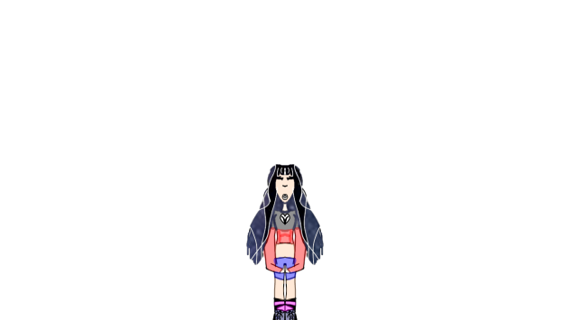 galaxy in hair