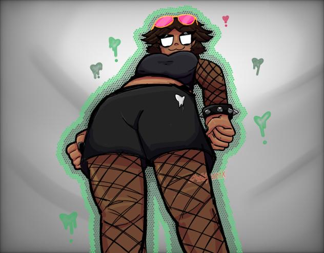 Goth Axelle art idk