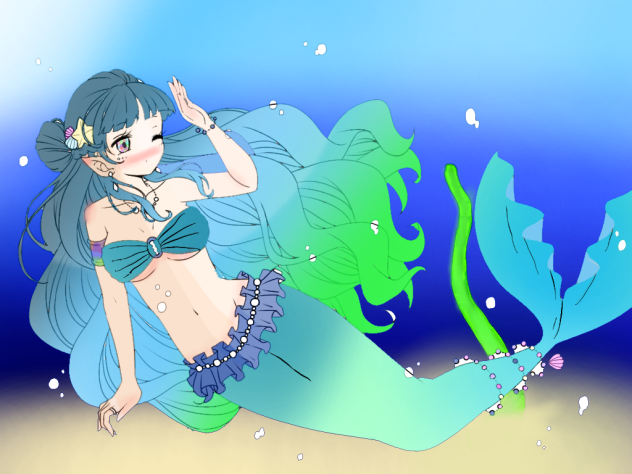 mermaid girl