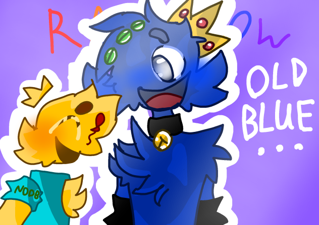 Old blue…