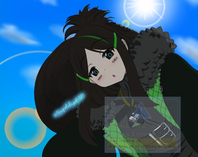 顔を覗かせてくるウィルマ
