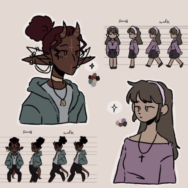 Game character works - ibisPaint