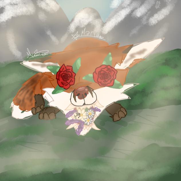 flower fox