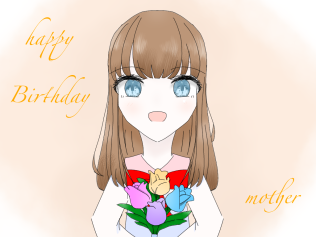 mother,happy birthday.