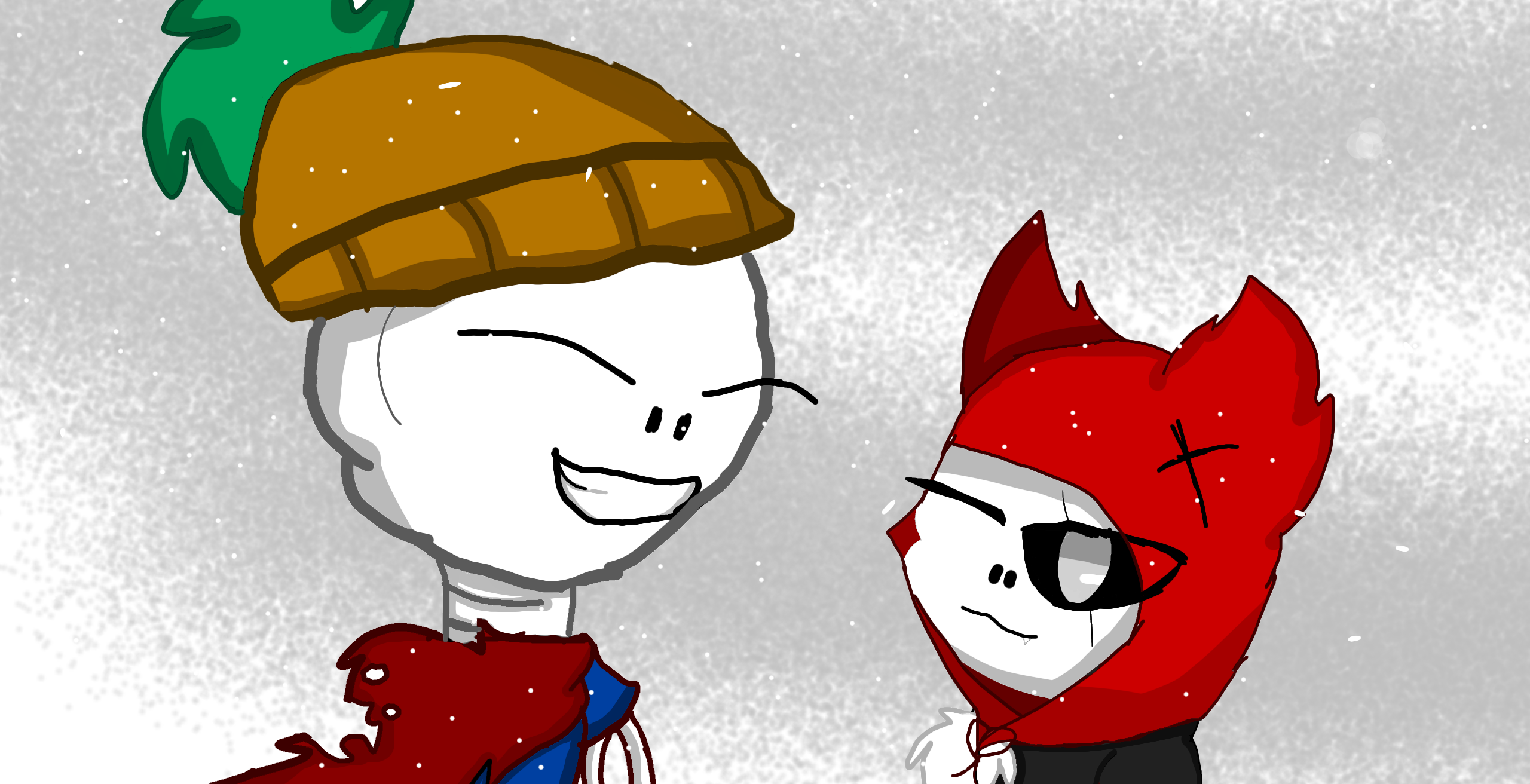 Блэк и Папирус - ibisPaint