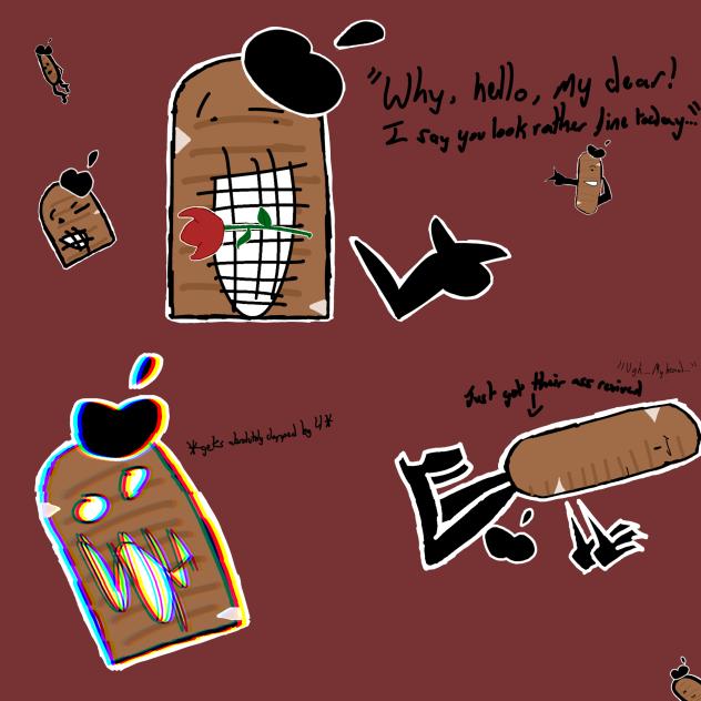 THE BAGUETTE STICKER WALL 😀😀😀