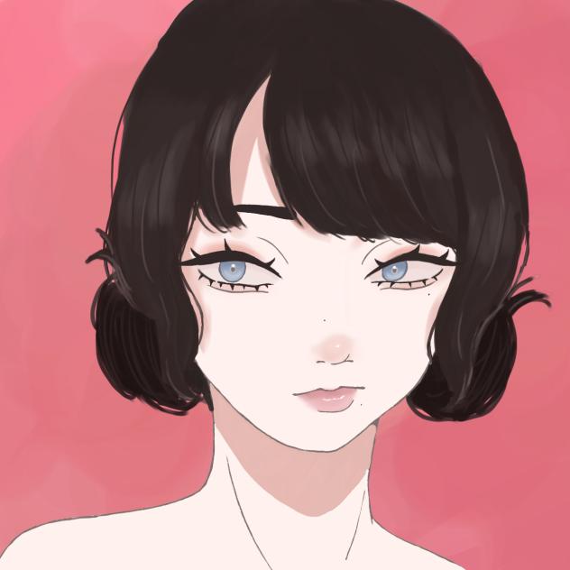 Black haired girl