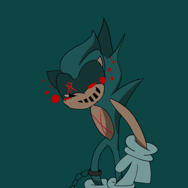 True X mimicking drowned Sonic